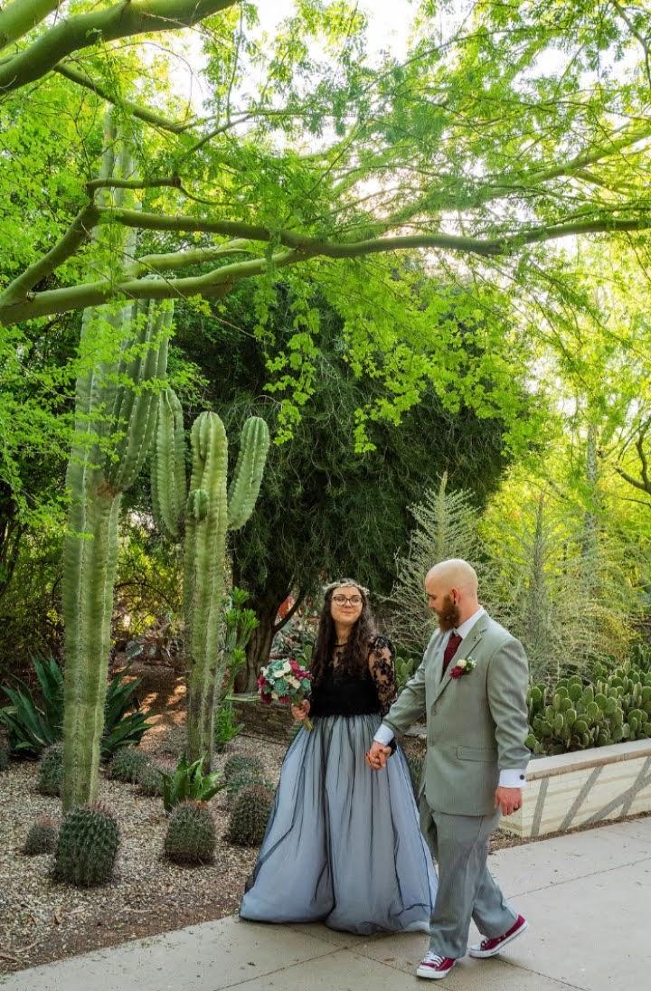 Phoenix Desert Botanical Garden Trailside Wedding